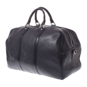 Louis Vuitton Taiga Ardoise Kendall Black Leather Handbag